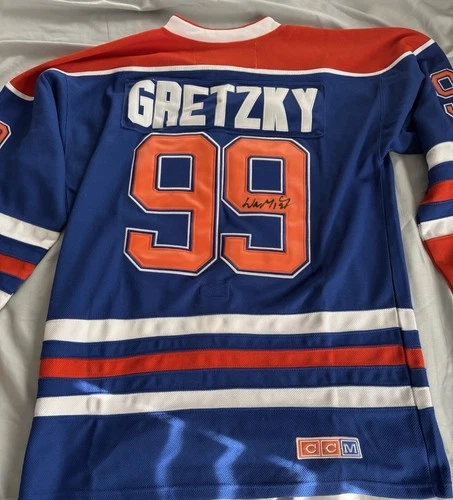 Wayne Gretzky Signed Edmonton Oilers Pro Style Hockey Jersey Beckett COA