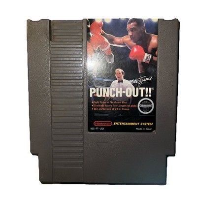 Mike Tyson's Punch-Out (Nintendo Entertainment System, 1987)- Authentic Old Game