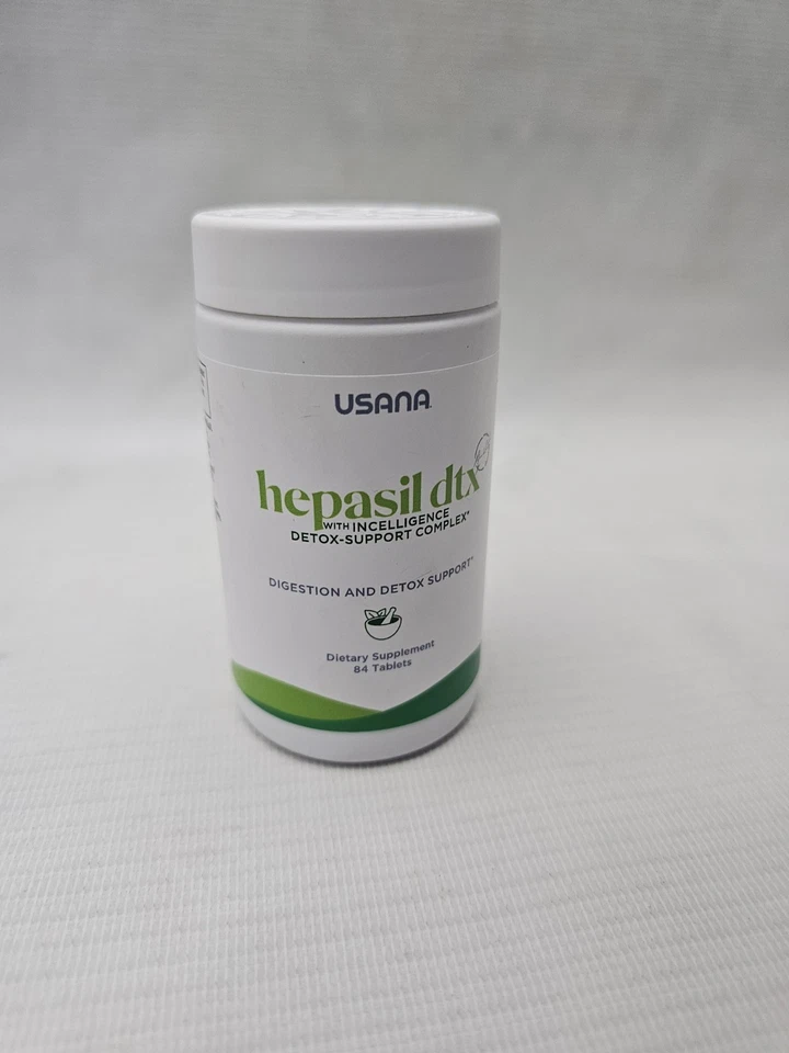 USANA Hepasil DTX (84 comprimidos/botella) Nuevo/sellado ~ caducidad 7/2027 Foto 3 de 4