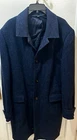 J. Crew Ludlow Moon British Herringbone Navy Tweed Wool Topcoat Size 44L $999