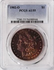1902-O Morgan Silver Dollar $1 PCGS AU58 Beautiful Toner