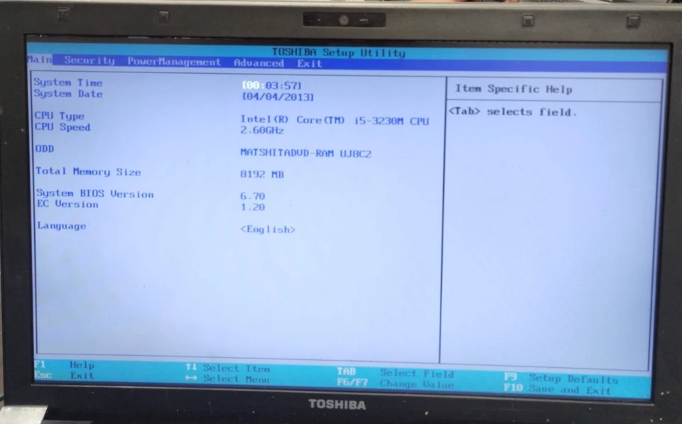 Toshiba Tecra R950 15.6" Laptop i5-3230M 2.60GHz 8GB RAM 256GB SSD Win 10 Home - Image 2 of 4