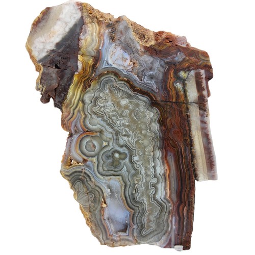 Laguna Lace Agate, slab, cabbing rough, lapidary, #R-6642 - Picture 4 of 10