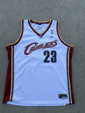 Vintage 2004 Cleveland Cavaliers LeBron James Jersey Nike Pro Cut NBA Basketball