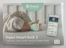 Owlet Smart Sock 2 Baby Monitor - New /Sealed ( No Return ) FREE SHIPPING