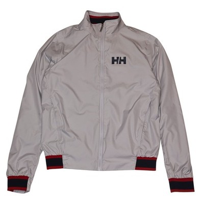 Helly Hansen Salt Windbreaker Sailing Jacket Men Size M Gray