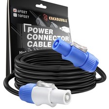 14 AWG PowerCon Power Cable - AC PowerCon Input to PowerCon Output 14AWG 3 Pi...