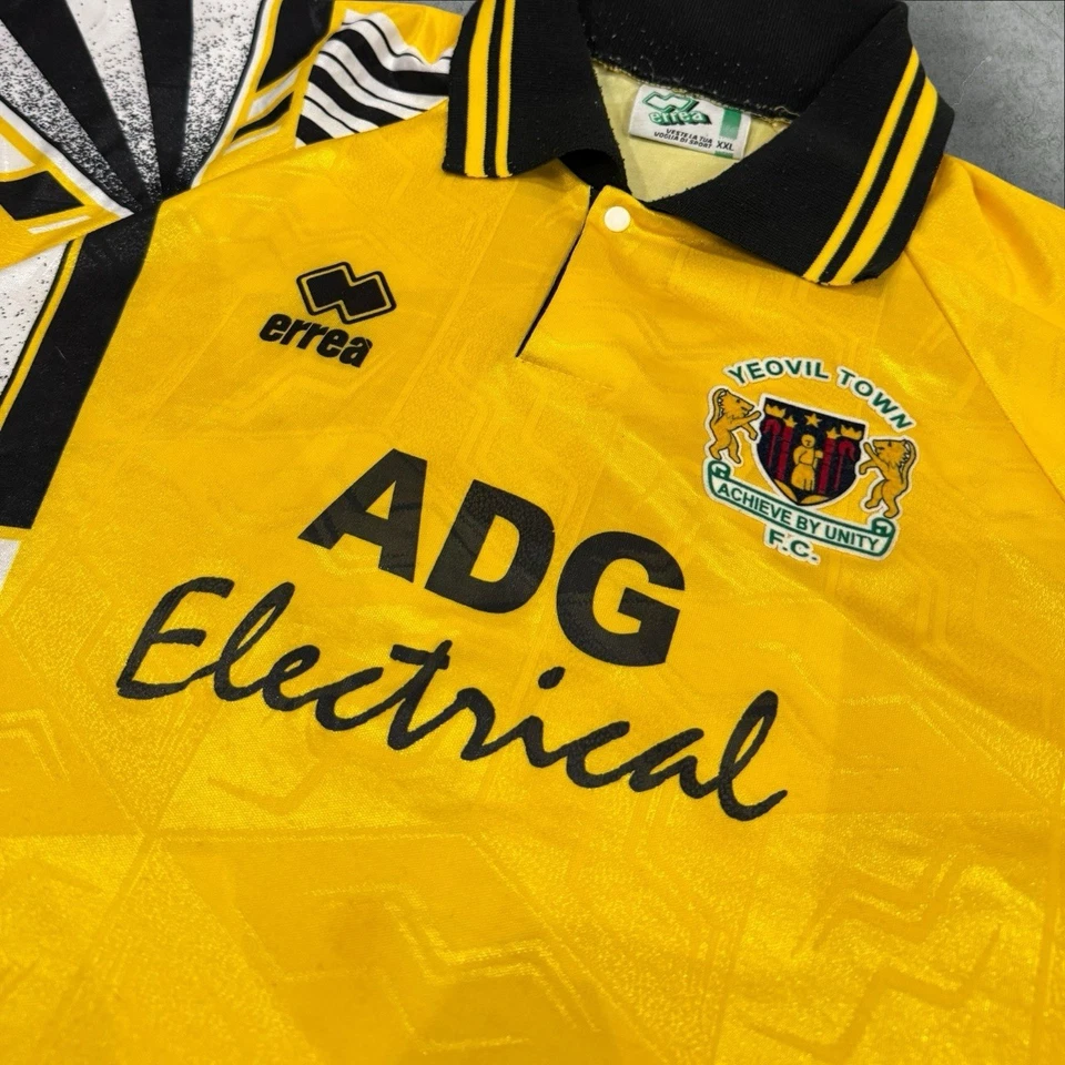 Vintage 1990s Yeovil Town F.C. Away Shirt by Erreà Rare Retro Jersey Size XXL - Image 2 of 4