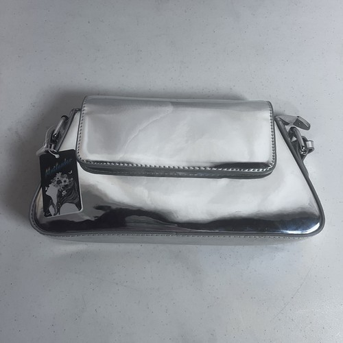 Borsa piccola argento riflettente nuova - Foto 4 di 10
