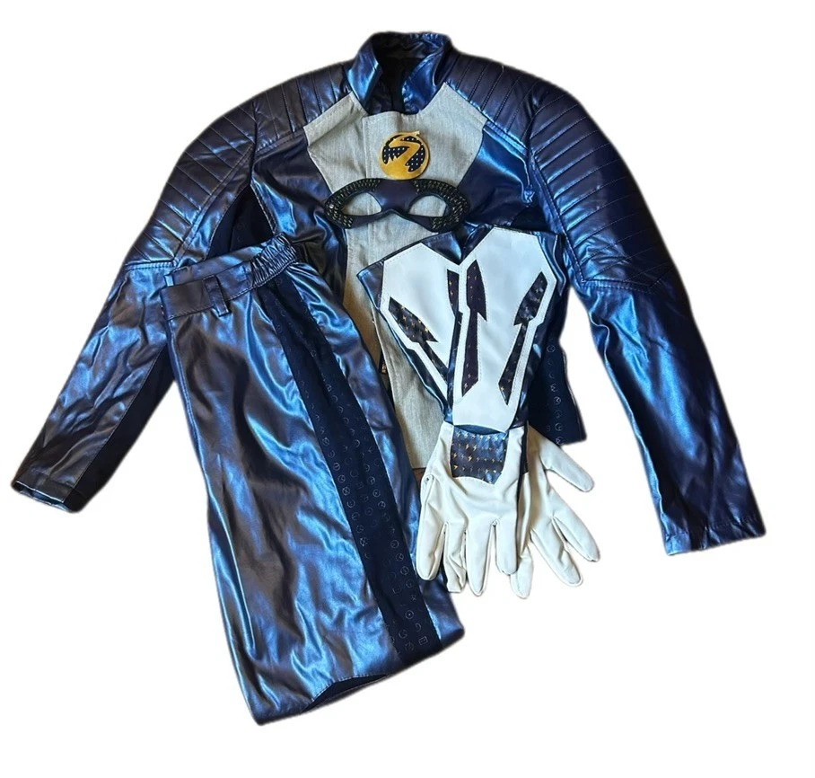 Disfraz de Disfraz Completo The Flash Temporada 5 Nora West-Allen XS Azul Metálico Blanco Foto 3 de 4