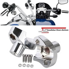 Chrome 1 Handlebar 1.7 Risers Bottom For Harl...