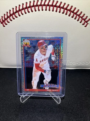 2026 Topps Series 1 - 1991 Topps Chrome Silver Pack Mojo Mike Trout #91C-42