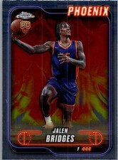 2024-25 Topps Chrome #146 Jalen Bridges Pink Refractor