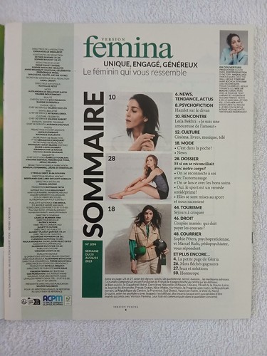 FEMINA N°1094 20/3/2023 LEILA BEKHTI - LANA DEL REY - MODE BEAUTE CUISINE - Picture 3 of 3