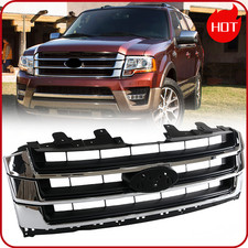 For Ford Expedition 2015 2016 2017 Fl1z8200a Chrome Front Bumper Upper Grill Abs For Ford Expedition 2015 2016 2017 Fl1z8200a Chrome Front Bumper Upper Grill Abs