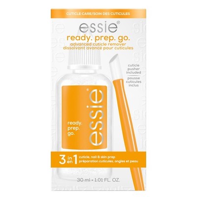 essie nail care, cuticle remover, vegan formula, ready. prep. go. advanced cu...