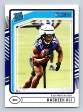 #347 Rasheen Ali 2024 Donruss Rated Rookie RC Ravens
