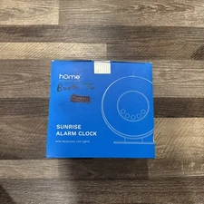 Homelabs HME040049N Sunrise Alarm Clock Color Changing LED Face