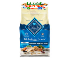 Blue Buffalo Life Protection Chicken Brown Rice Adult Dry Dog Food, 5 lb