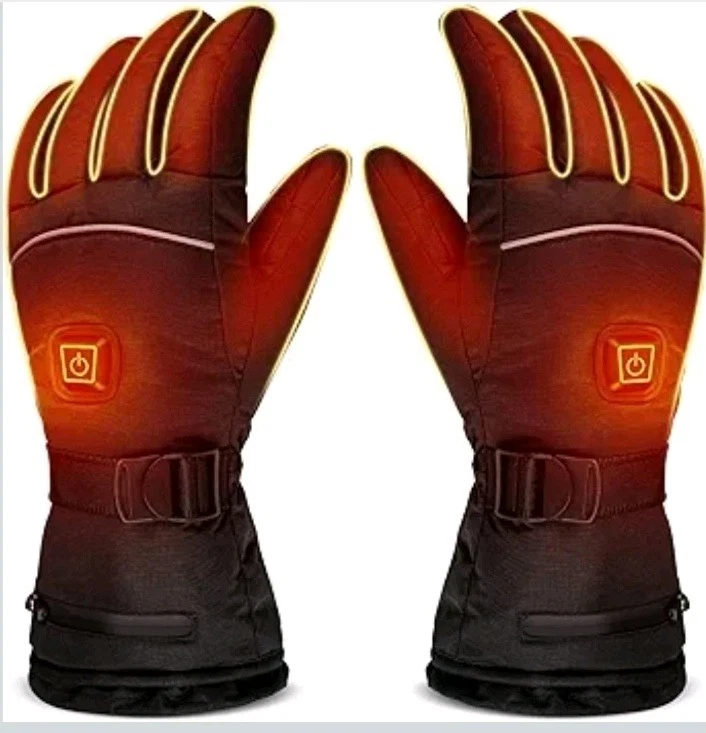 Heated Gloves 8H Working Hours Rechargeable Lithium Battery 3 Temperatures