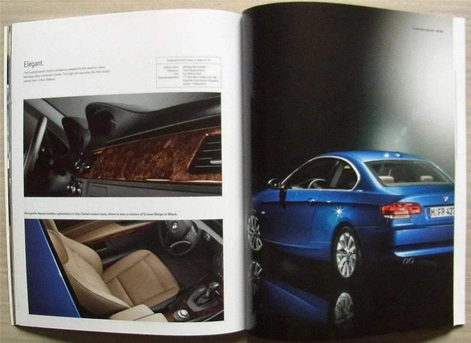 BMW 3 SERIES COUPE Sales Brochure 2006 #611003430212 2006 VZ 325i 330i 330d 335d - Image 3 of 4