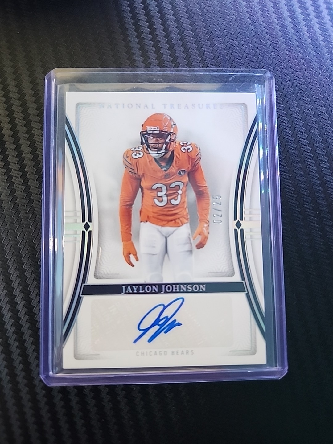 2023 Panini National Treasures Signatures Jaylon Johnson 02/25