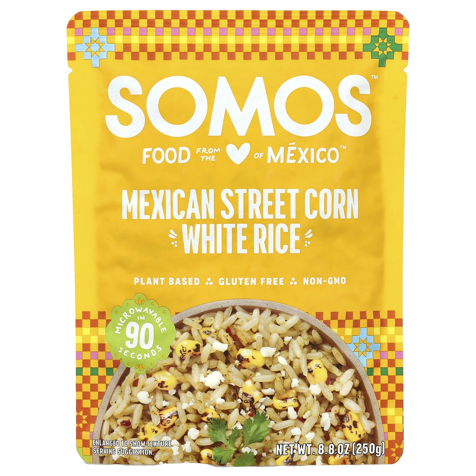 Белый рис с мексиканской кукурузой мягкий 88 унций 25 г 2090₽