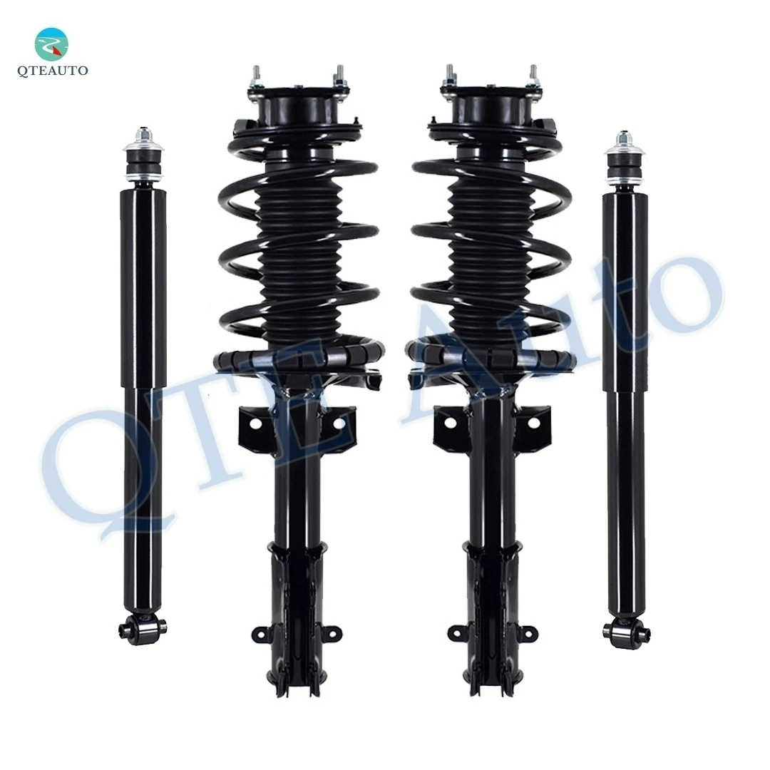 4-Piece Complete Front Strut & Rear Shock Absorber Set For 2011-2014 Ford Mustang 3.7L / 5.0L – Quick Strut Assembly