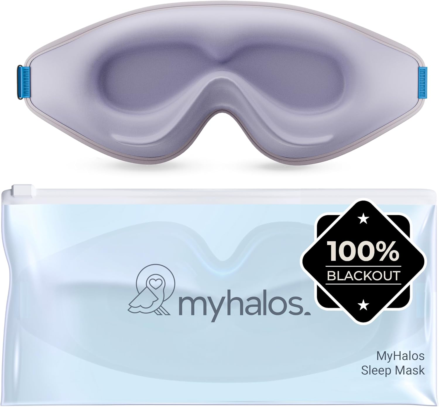 3D Sleep Mask - Sleeping Eye Masks for Sleep - 100% Blackout Sleeping Mask for W