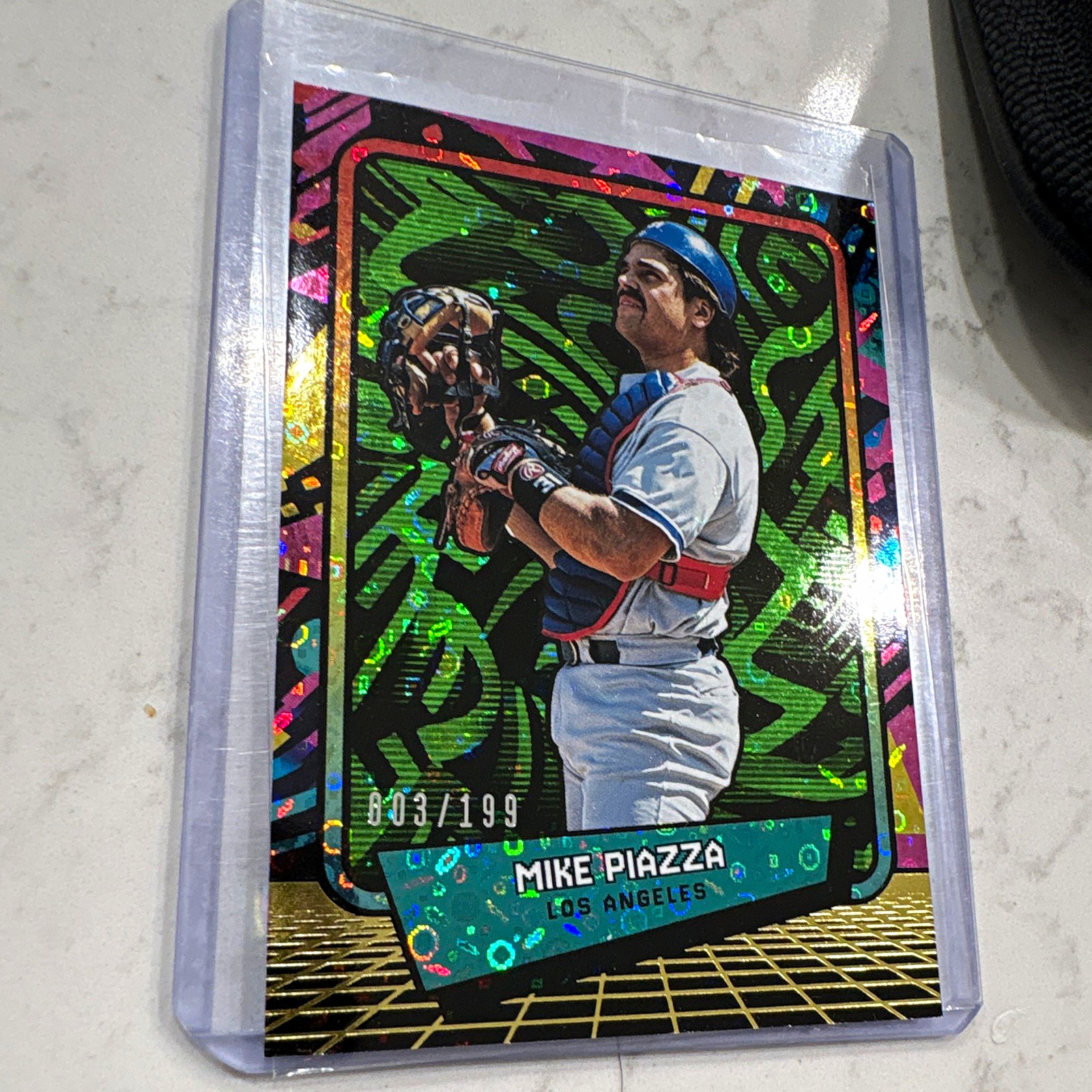 Mike Piazza Dodgers  #4 003/199