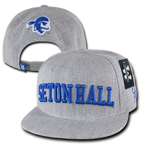NCAA-Seton-Hall-University-Pirates-Game-Day-Snapback-Caps-Hats-Heather-Grey