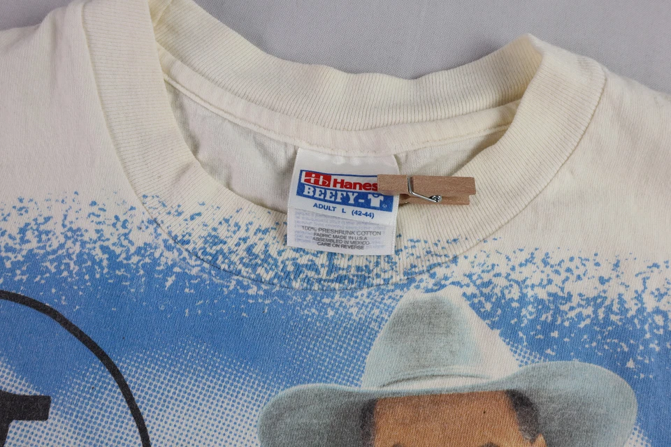 VTG 1996 US Adult L Garth Brooks Fresh Horses Country Tour T-Shirt Single Stitch - Image 3 of 4