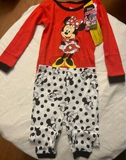 Minnie Toddler Girls Snug Fit Cotton Long Sleeve Pajamas 2pc Set 80993 Size: 2T