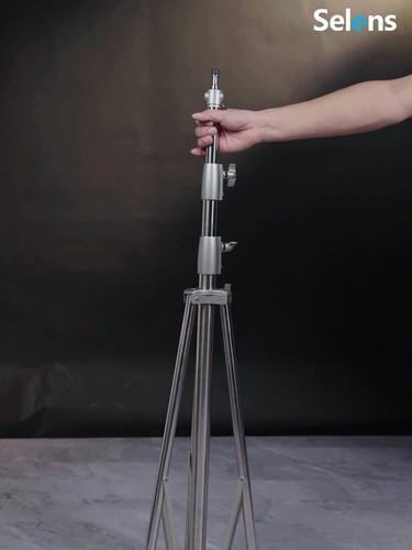 Treppiede supporto leggero resistente 9,2 piedi molla inox ammortizzato per luce softbox - Video 1 di 1