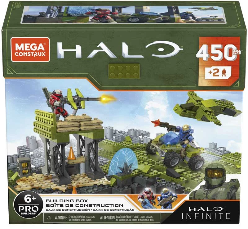 MEGA CONSTRUX HALO INFINITE BUILDING BOX 450 PIECES GPT03