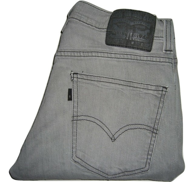 levi's 511 light grey