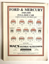 MAC's Antique Auto Parts Catalog 1949-1959 Ford Mercury June 1999