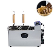 2000W Electric Pasta Cooker Boiler Noodle Cooking Machine 86-230℉ With 2 Baskets