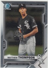 2021 Bowman Chrome Prospect #BCP-74 Matthew Thompson