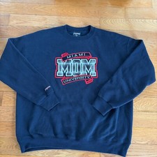 Vintage Miami University Mom JanSport Sweatshirt XL Made In USA Embroidered
