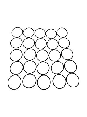 O-Ring NBR 70 ID 101-400 X Schnurstärke 4 Mm Dichtring Rundring 0 O Ring OR