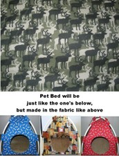 Handmade Pet Bed Pup Tent 4 Cats/Dogs/or Small Animal 8 see 2 sizes available 