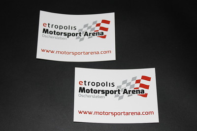 Motorsport Arena Etropolis sticker decal Bapperl adhesive lettering