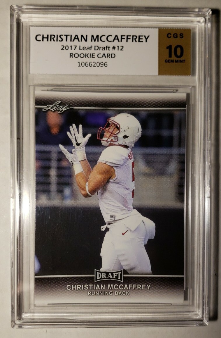 Christian McCaffrey Leaf Draft #12 Base