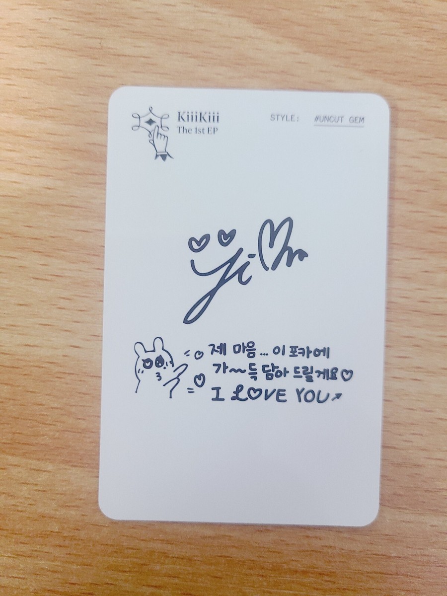 KiiiKiii Jiyu Photocard Official 