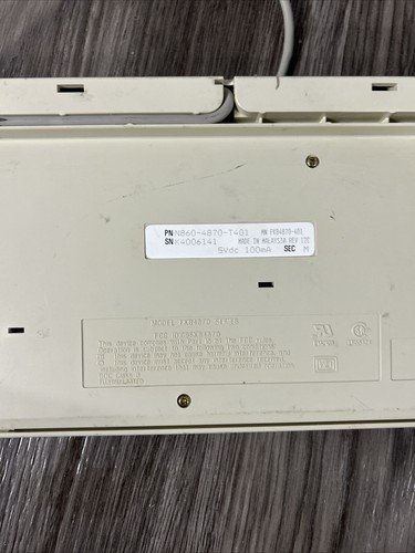 FKB4870 SERIES keyboard FCC ID:C9SKB4870 #o5 - Picture 6 of 7