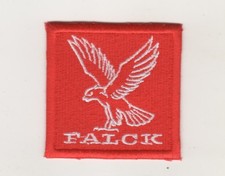 Aufnäher Uniform Patches Falck Rettungsdienst und Feuerwehr