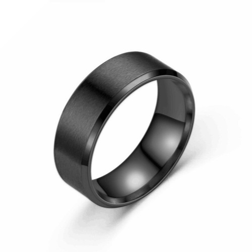 Titanium Stainless Steel 4/6/8mm Brushed Finish Men Women Wedding Band Ring - Picture 11 of 27