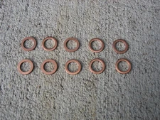 10 - Ford Copper Housing Washers - 9" Inch & 8" Ford Rearend Axle - NEW