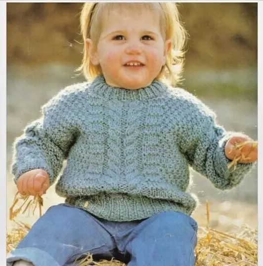 FO85 Baby s Childs Chunky Knit Sweater 22 34